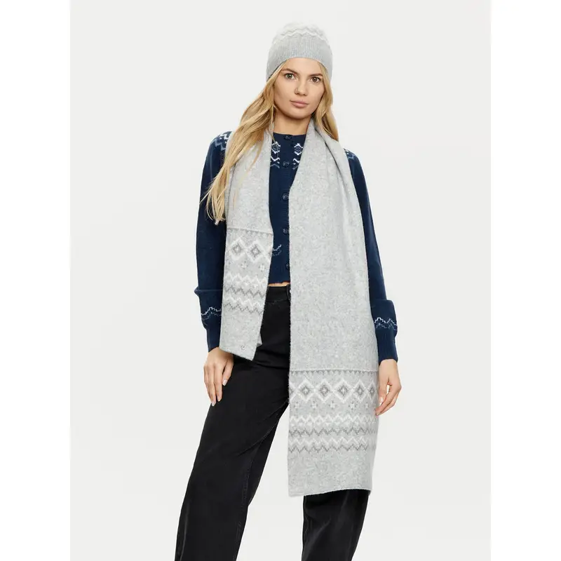 Set berretto e sciarpa Guess W5PZ18 Z3LQ0 Grigio