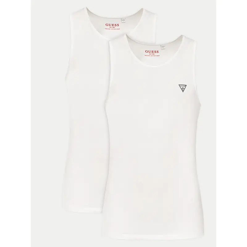 Set di 2 tank top U97G15 KCD31 Bianco Regular Fit