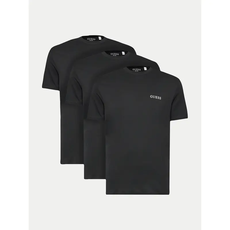 Set di 3 T-shirt U4YG52 KCAM1 Nero Regular Fit