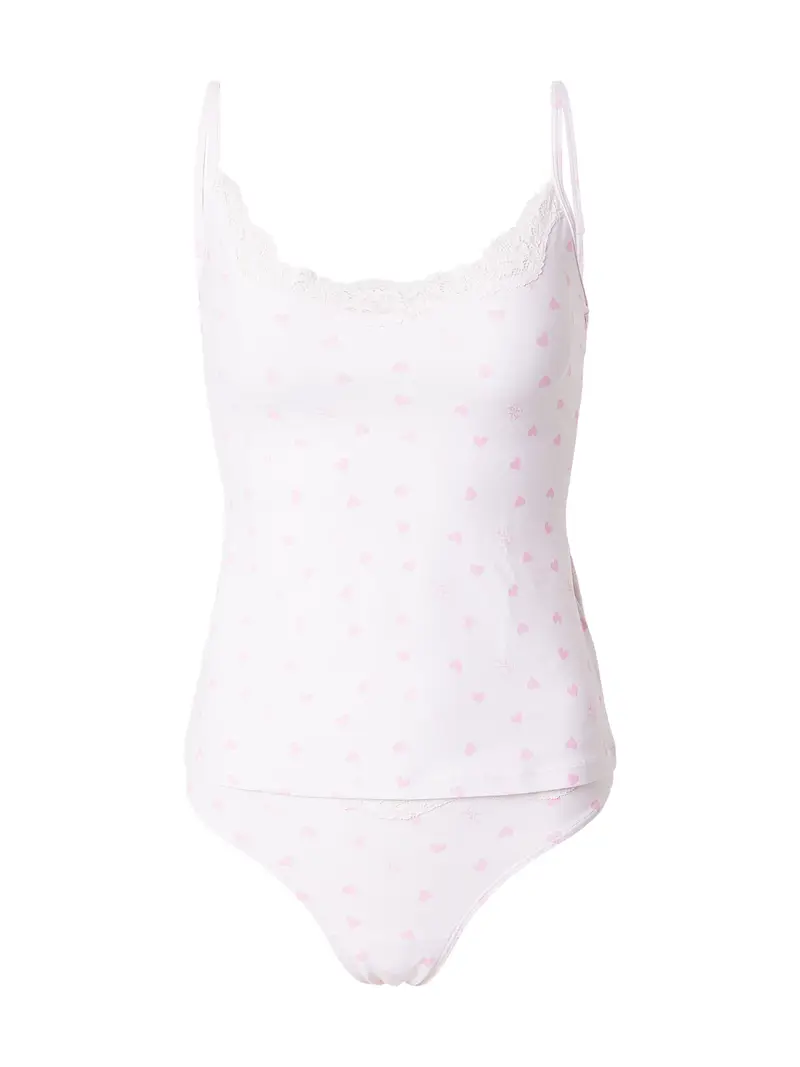 Set di biancheria LISON CAMI rosa / rosa pastello