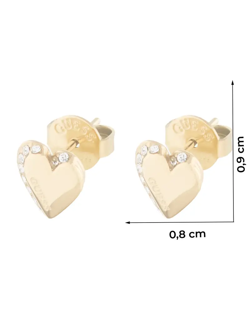 Set di gioielli oro / trasparente miniatura 2