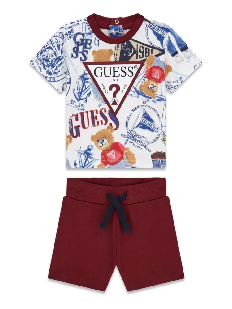 set infant t-shirt e short fantasia logata
