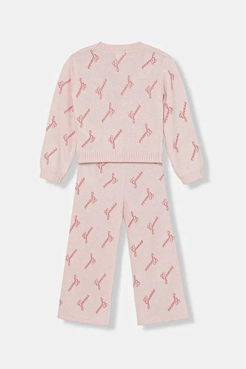 set per bambini con lana Rosa miniatura 2