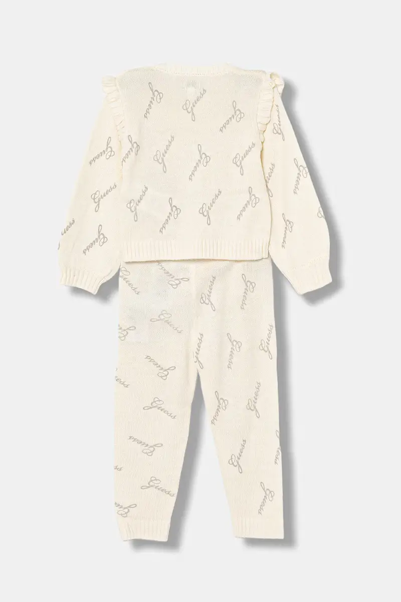 set tuta per neonati colore beige A5BG12 Z0870 miniatura 2