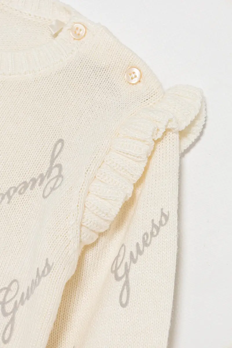 set tuta per neonati colore beige A5BG12 Z0870 miniatura 4