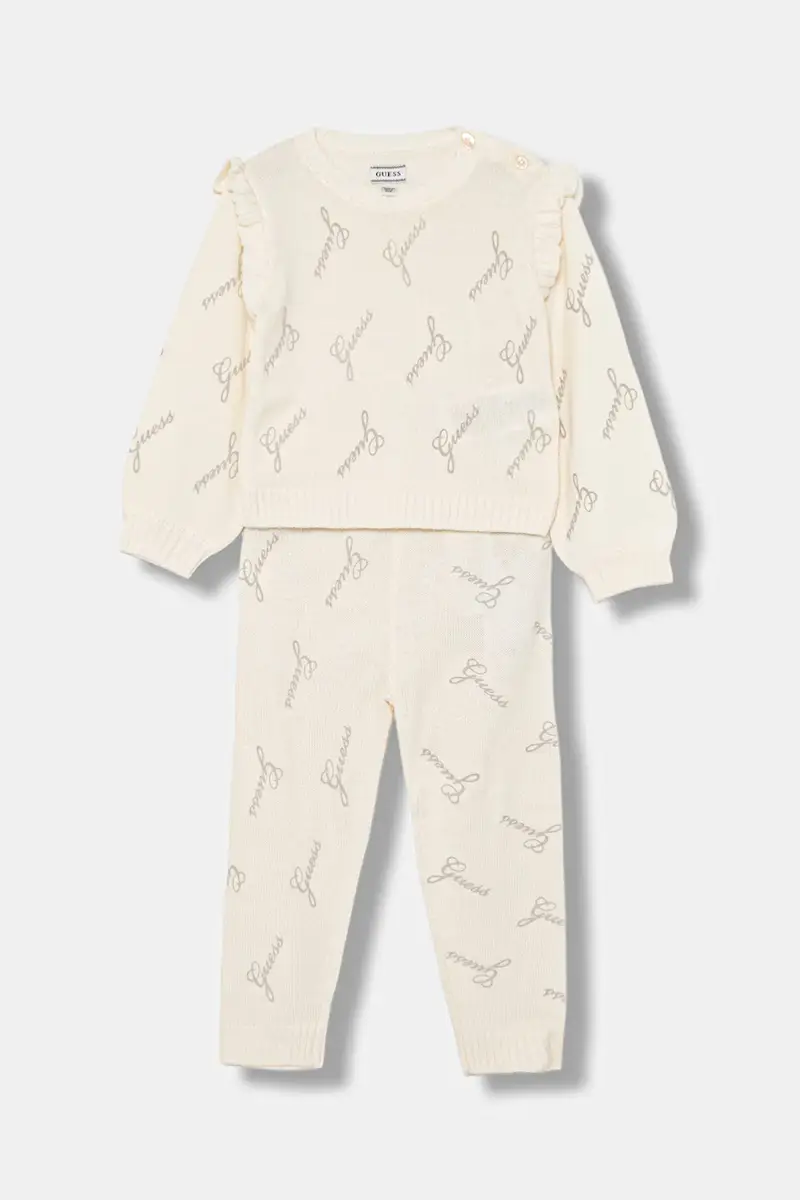 set tuta per neonati colore beige A5BG12 Z0870