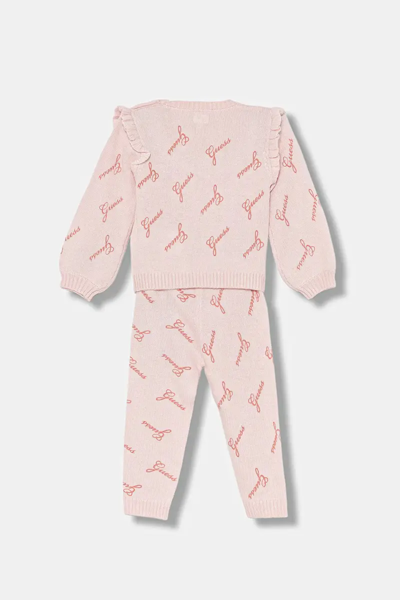set tuta per neonati colore rosa A5BG12 Z0870 miniatura 2