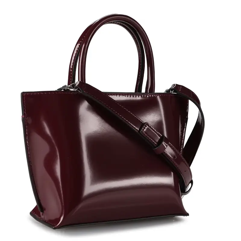 Shopper 'Arnela' bordeaux miniatura 3