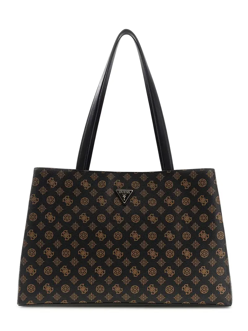 Guess Borsa Shopper Wilder marrone e nero