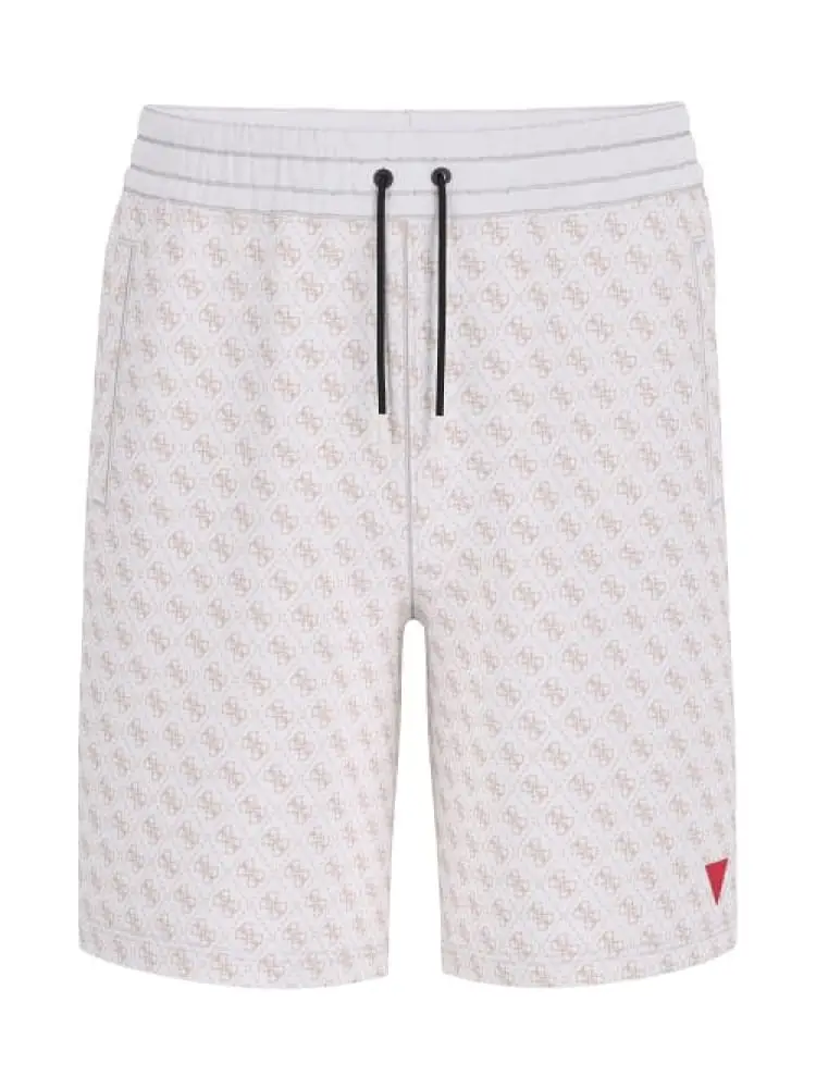 short jogger new korbin bianco logo all over