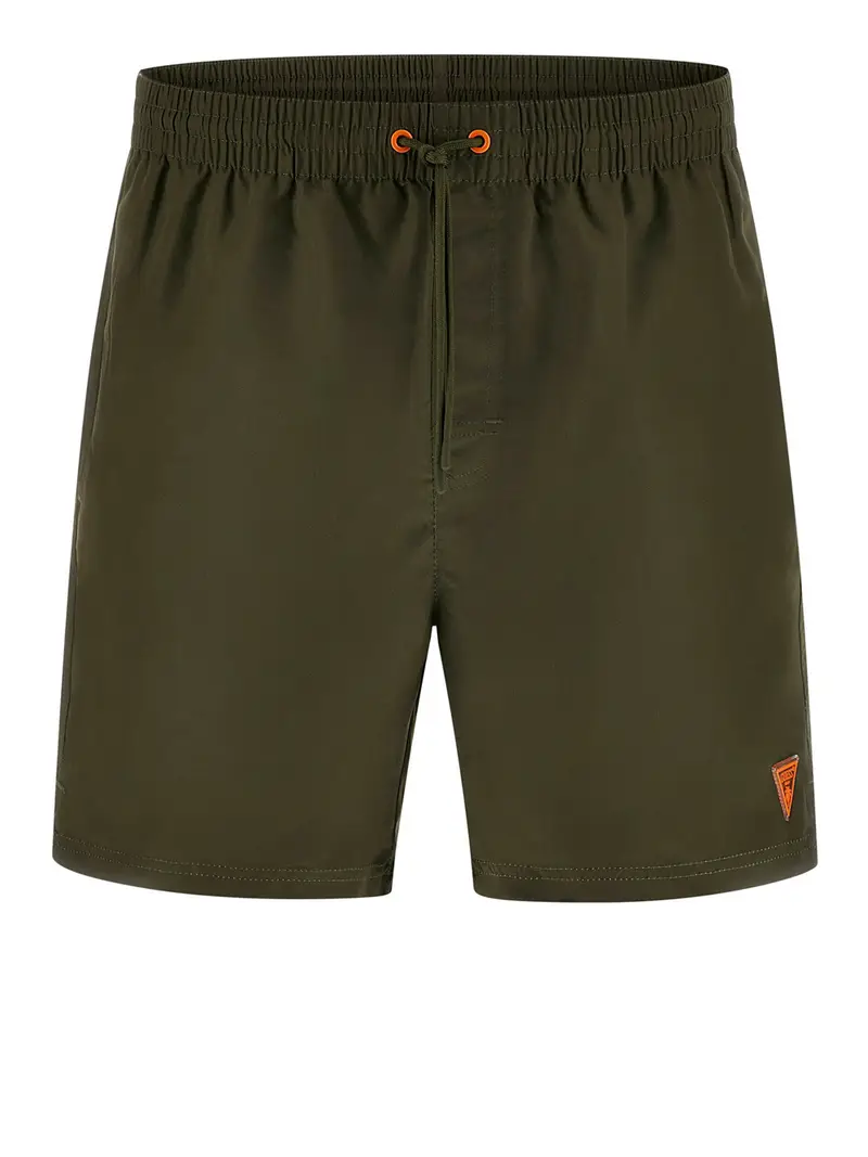 shorts mare guess swimtrunk da uomo - verde