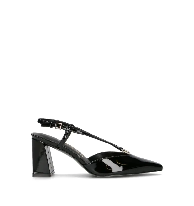 Slingback donna nera Vario