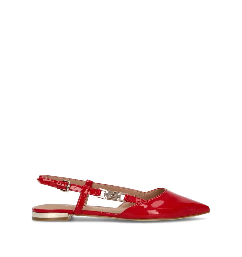 Slingback donna rossa Vario