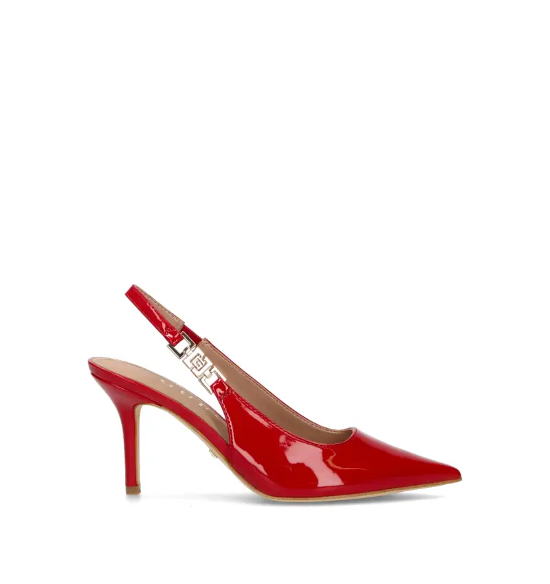 Slingback donna rossa Vario