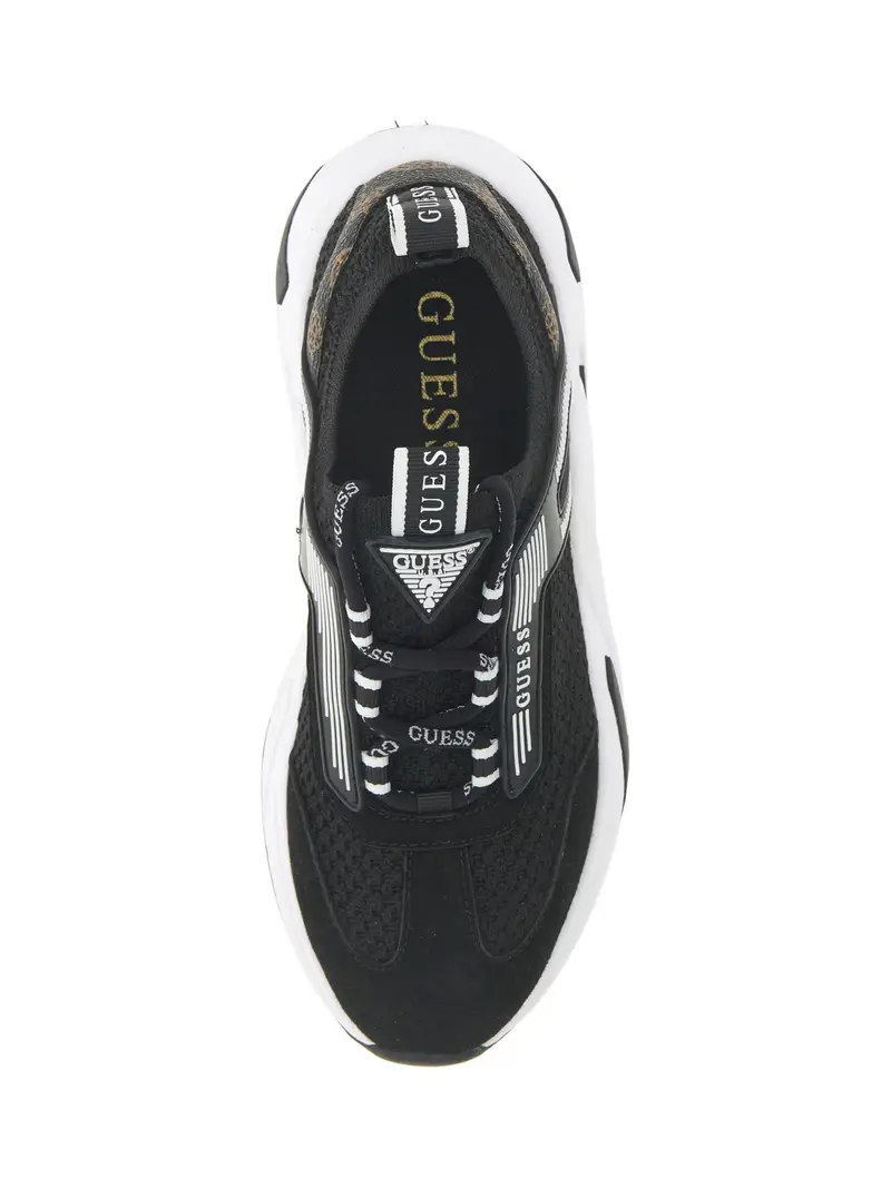 Sneaker alta Genga nero miniatura 3