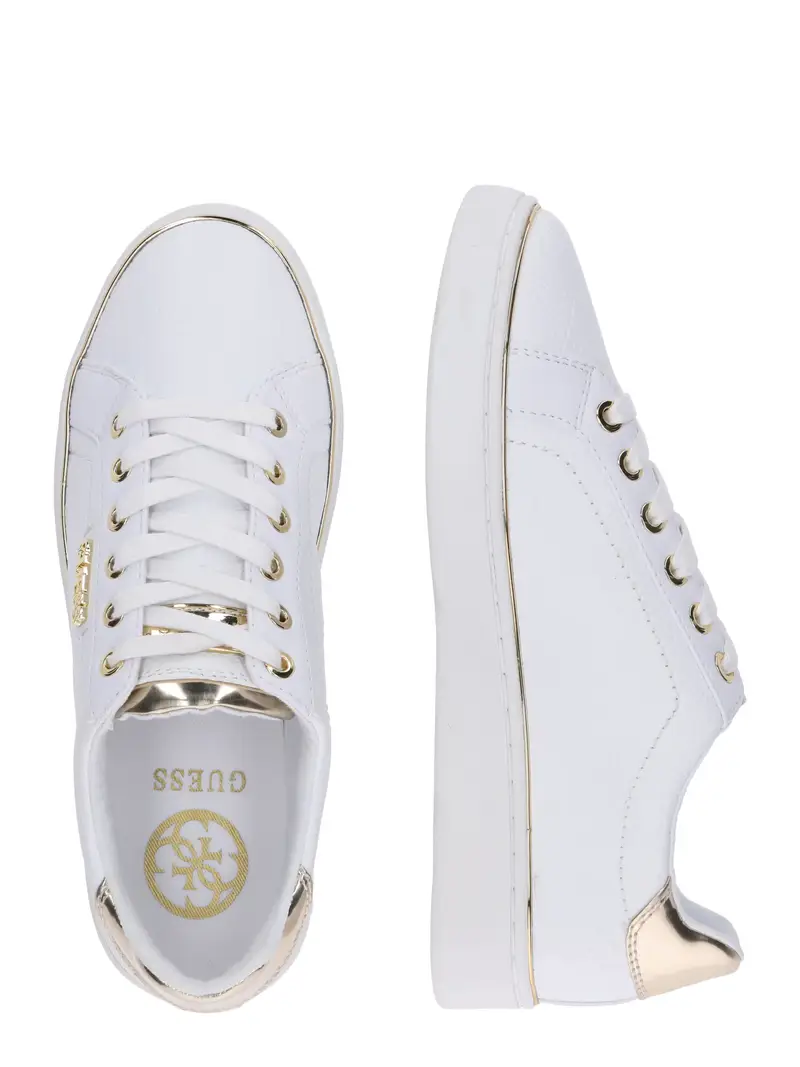 Sneaker bassa 'Beckie' oro / bianco miniatura 2