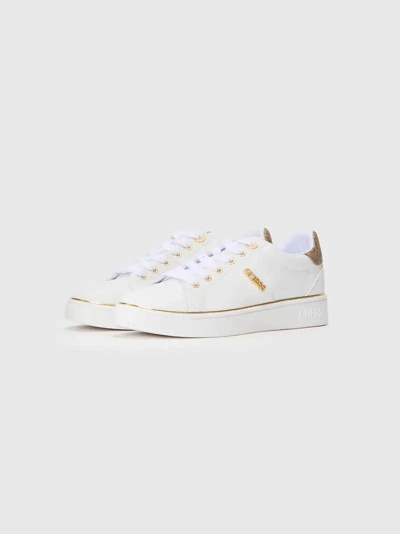 Sneaker bassa 'BRITZ' cappuccino / oro / bianco miniatura 2