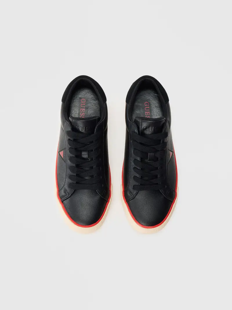 Guess Sneakers bassa DAVOR nero miniatura 3