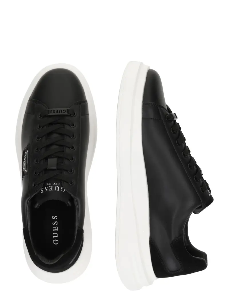 Sneaker bassa 'ELBAN' nero / argento miniatura 2