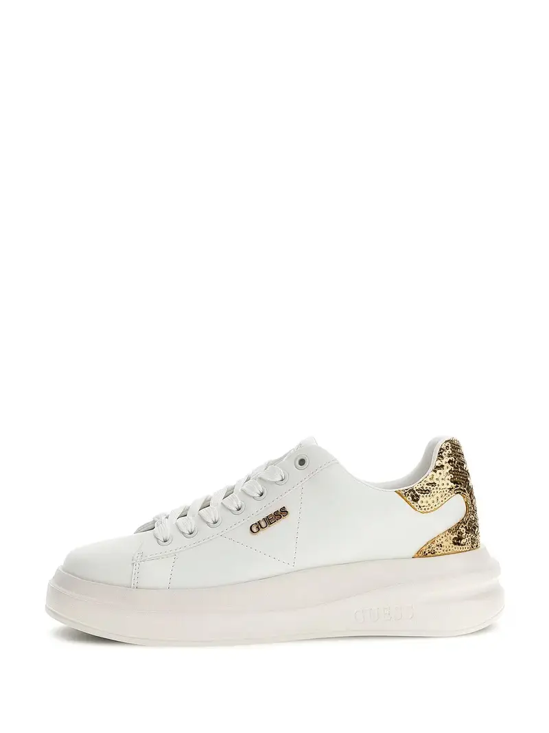 Sneaker bassa 'Elbina' bronzo / bianco