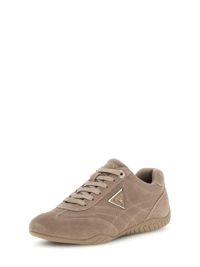 Sneaker bassa 'GABIEY' beige scuro / oro