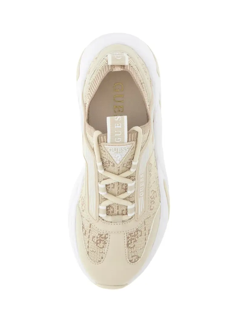 Sneaker bassa GENGA beige / marrone / bianco miniatura 3