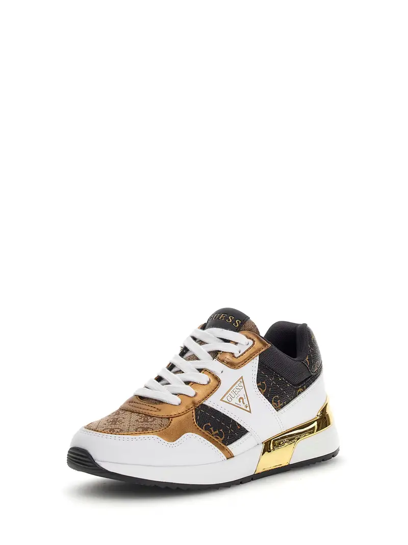 Sneaker bassa 'MICKAY' oro / nero / bianco