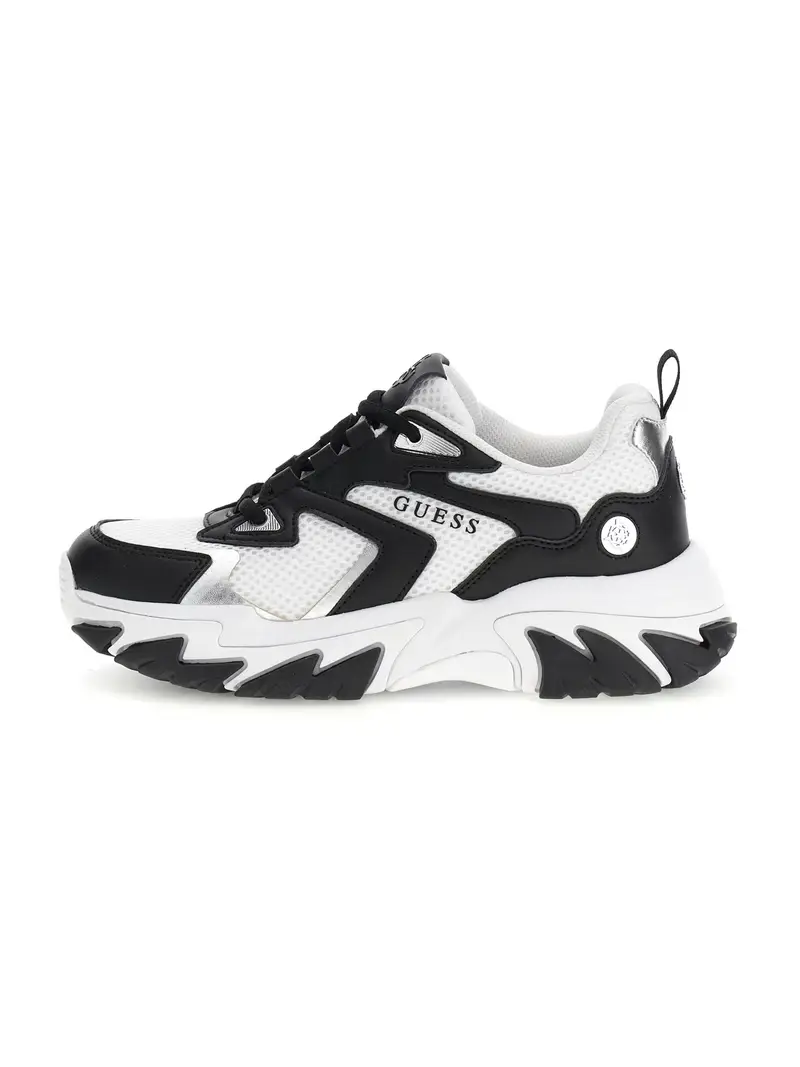 Sneaker bassa 'NOTISS' nero / argento / bianco miniatura 2
