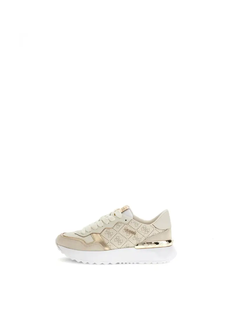 Sneaker bassa VINSA5 beige / crema / oro miniatura 2