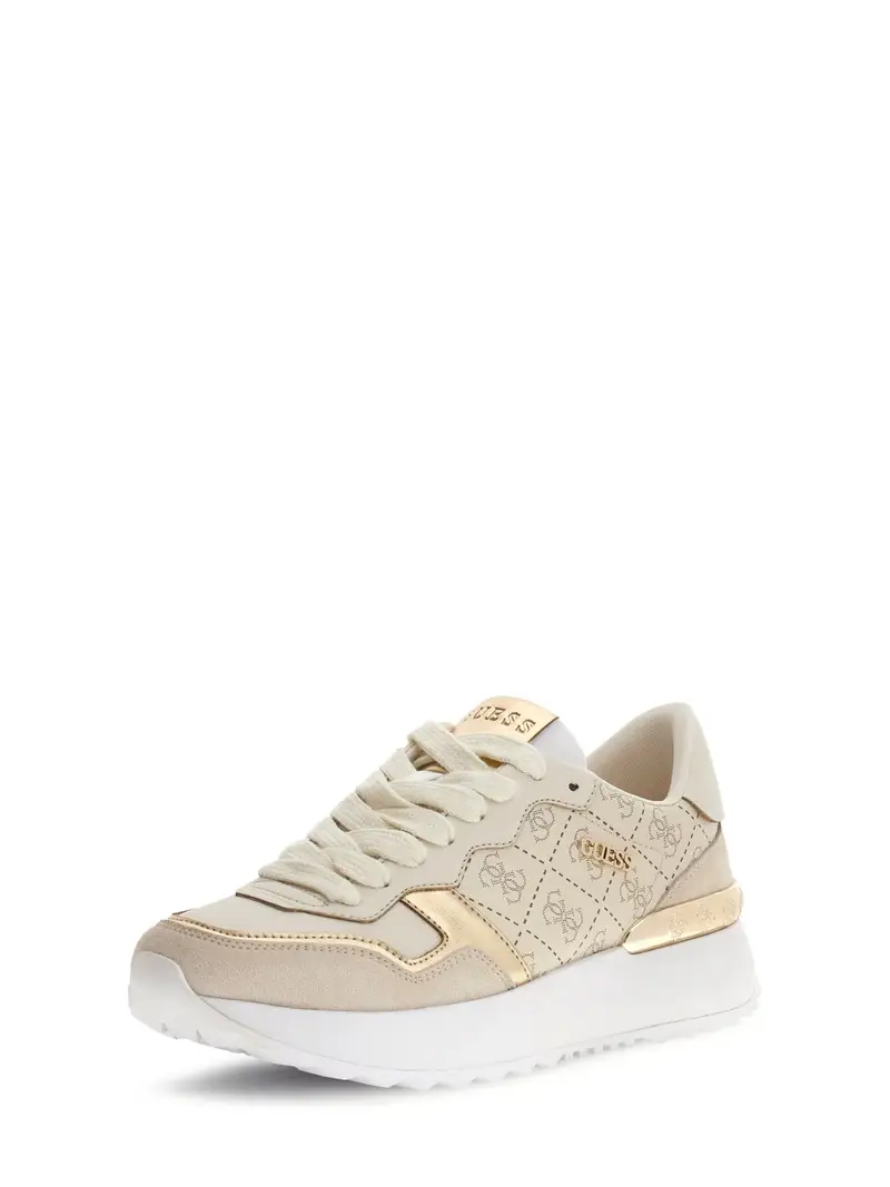 Sneaker bassa VINSA5 beige / crema / oro