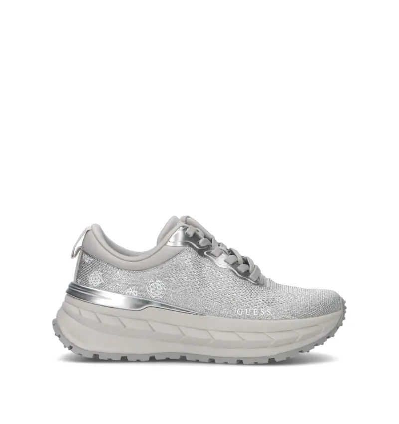 Sneaker donna argento Vario