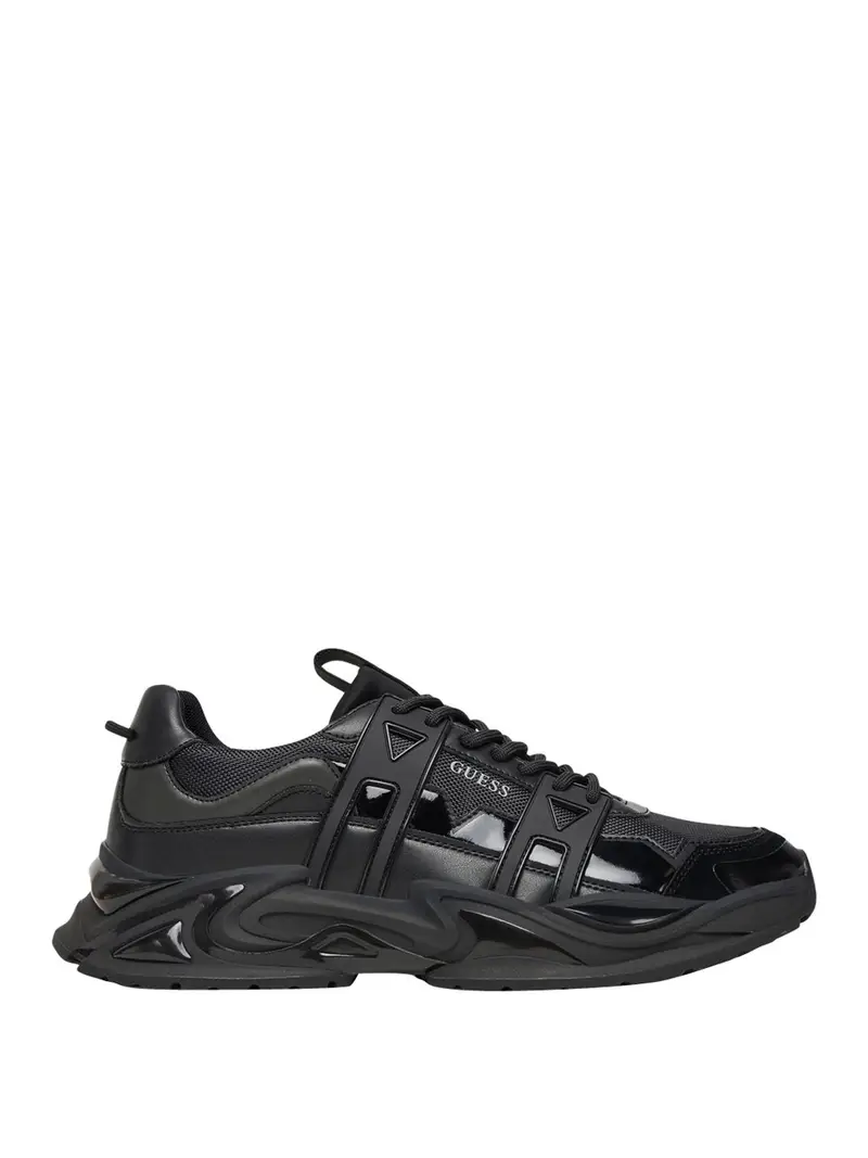 sneakers guess bellu da uomo - nero