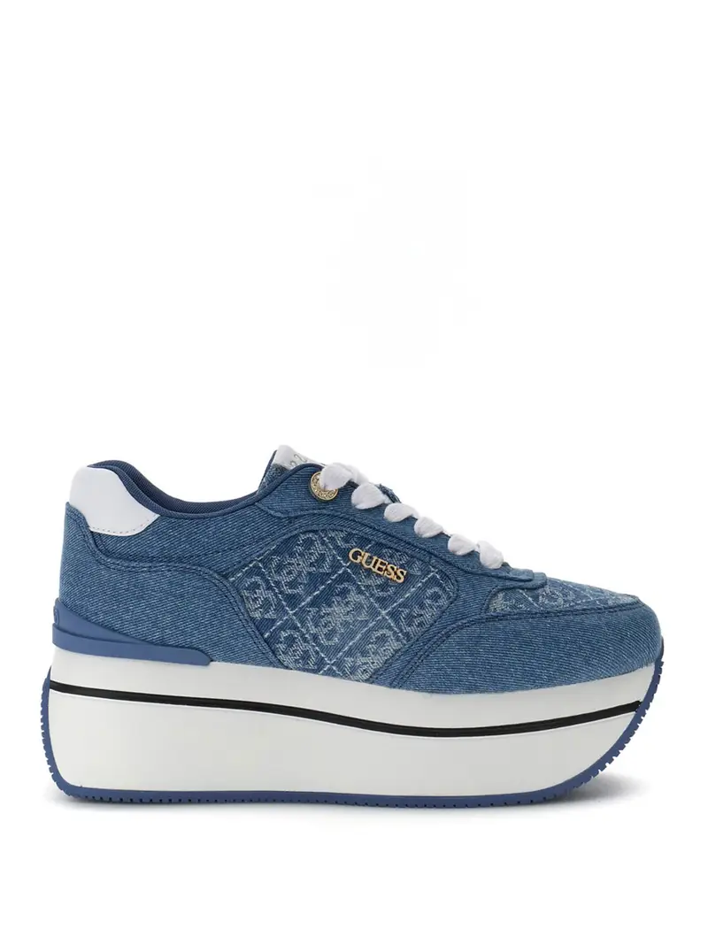 sneakers guess camrio11 da donna - denim