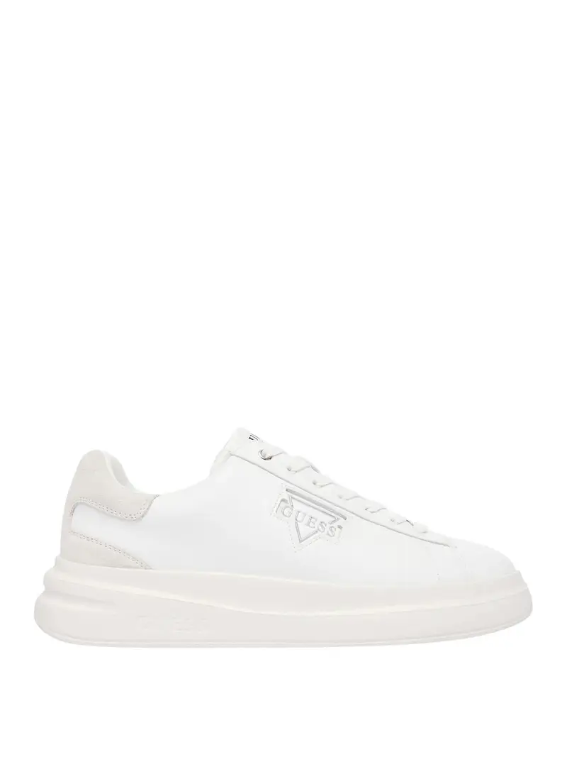 sneakers guess elban da uomo - bianco