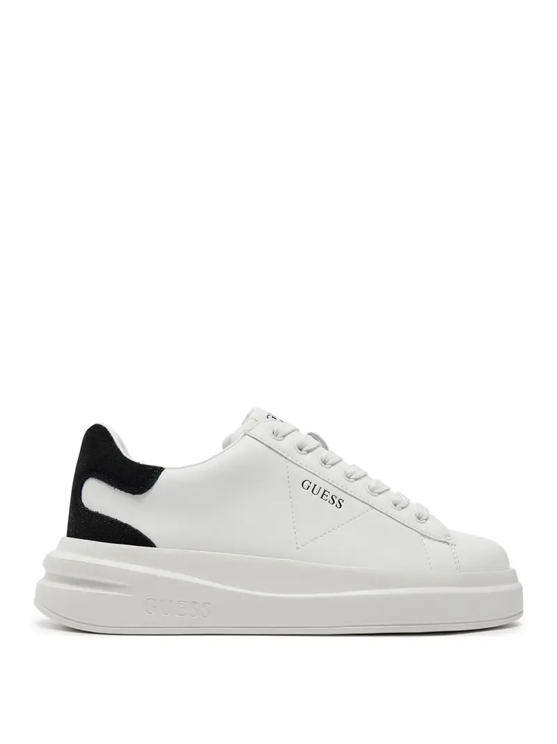 sneakers guess elbina da donna - bianco