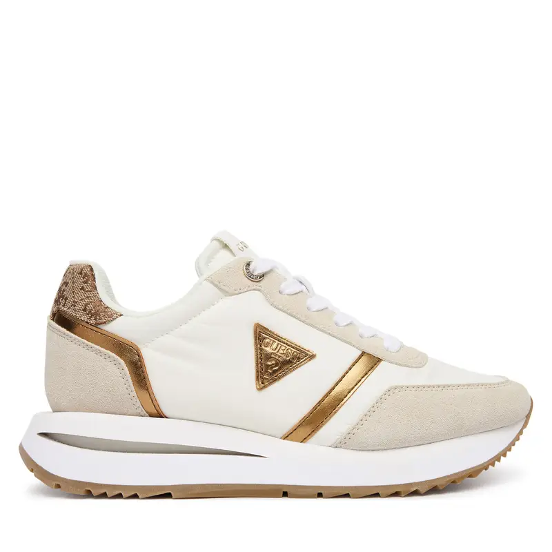 Sneakers Guess FLPEAG ELE12 Écru Écru