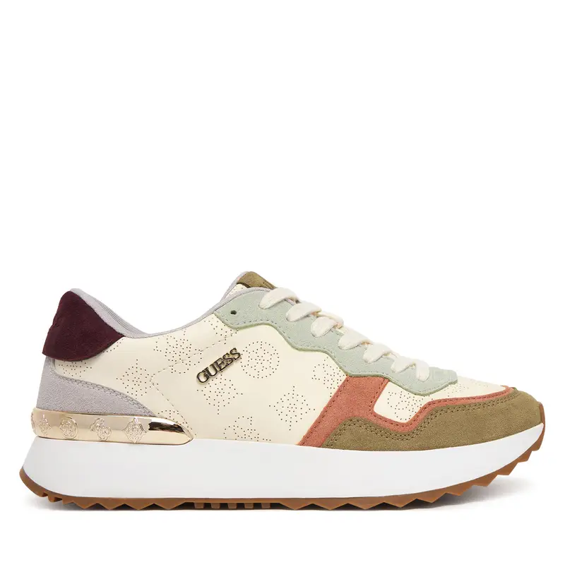 Sneakers Guess FLPVN5 FAM12 Écru Écru