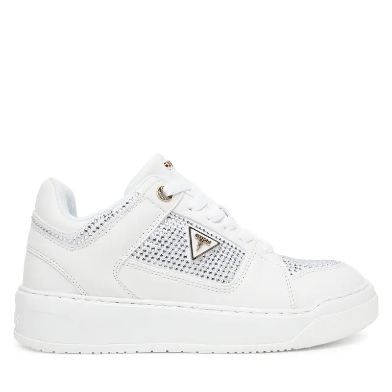 Sneakers Guess FLTDL2 LEA12 Bianco