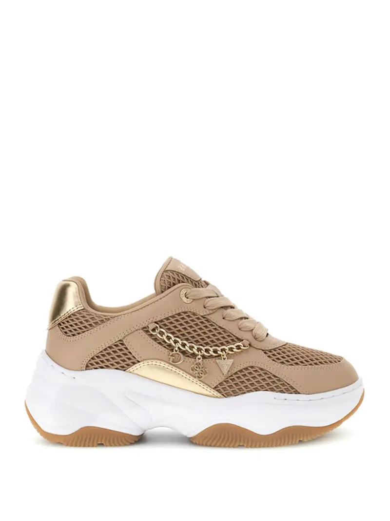 sneakers guess harpaa da donna - beige