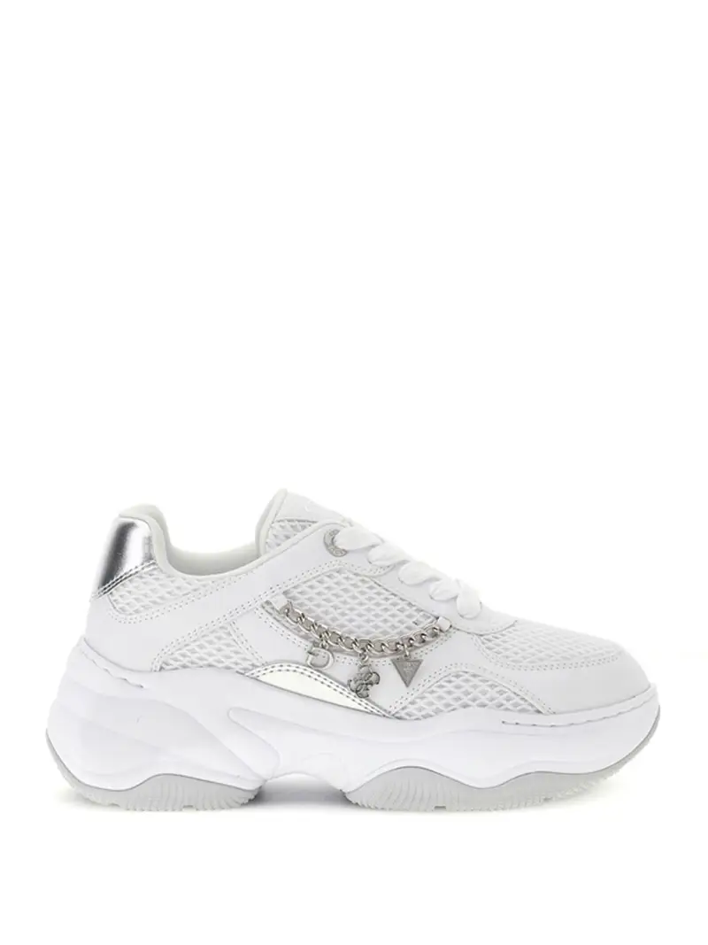 sneakers guess harpaa da donna - bianco