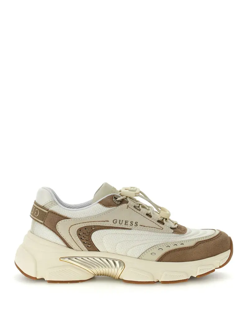 sneakers guess imeri da donna - marrone