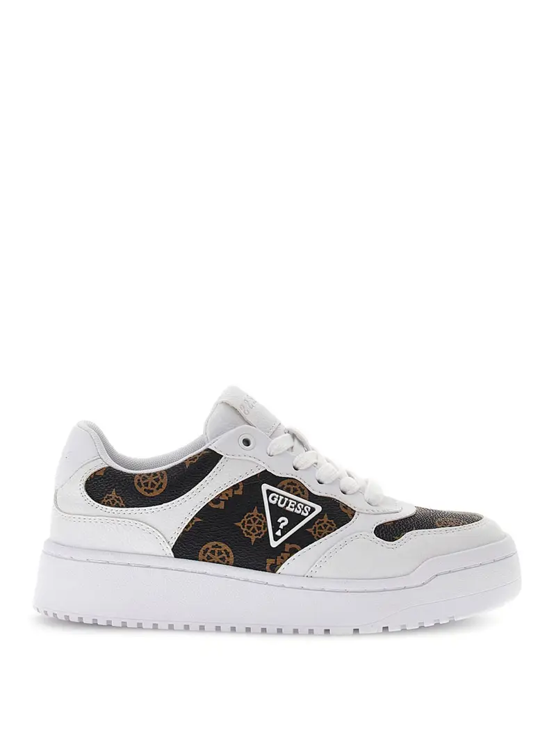 sneakers guess miram2 da donna - bianco