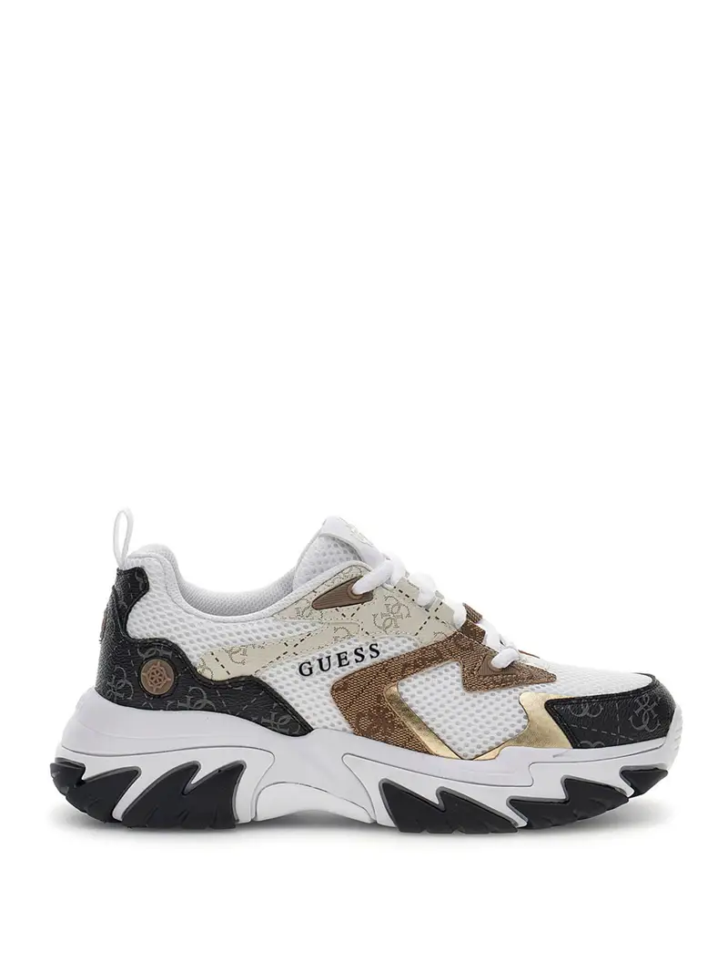 sneakers guess notiss da donna - beige