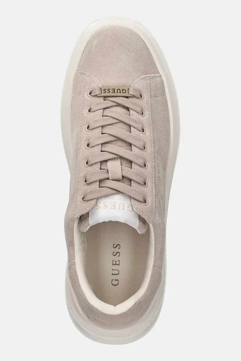 sneakers in camoscio ELBA uomo colore beige FMTLBA SUE12 miniatura 4