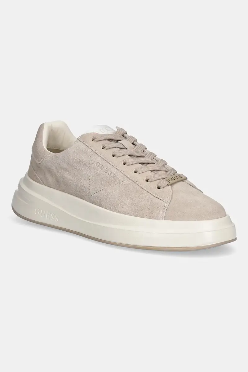 sneakers in camoscio ELBA uomo colore beige FMTLBA SUE12