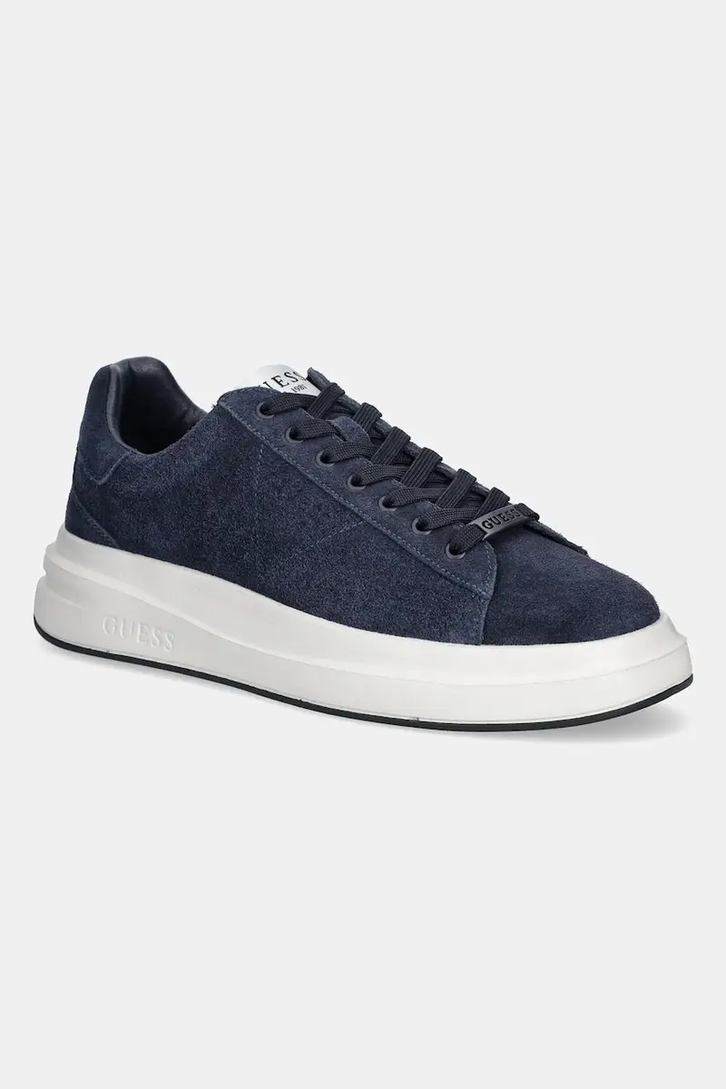 sneakers in camoscio ELBA uomo colore blu navy FMTLBA SUE12