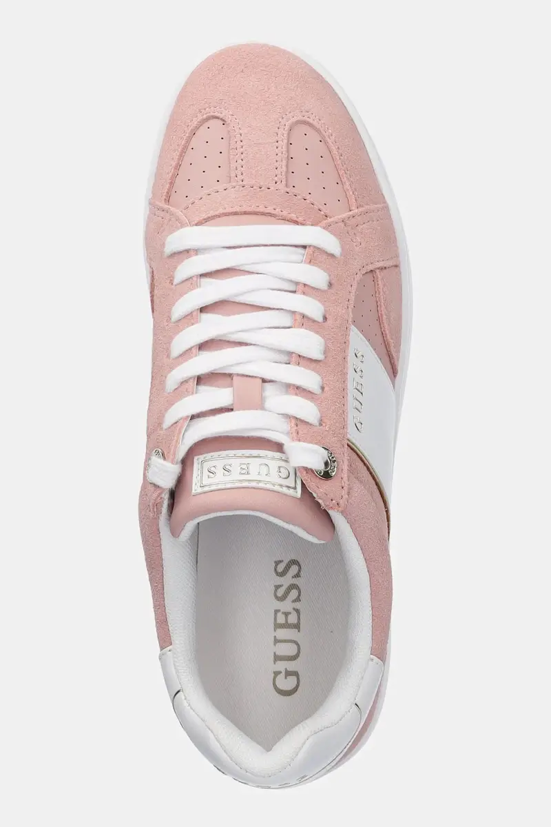 sneakers in camoscio JRONE6 donna colore rosa FLJRO6 SUE12 miniatura 4