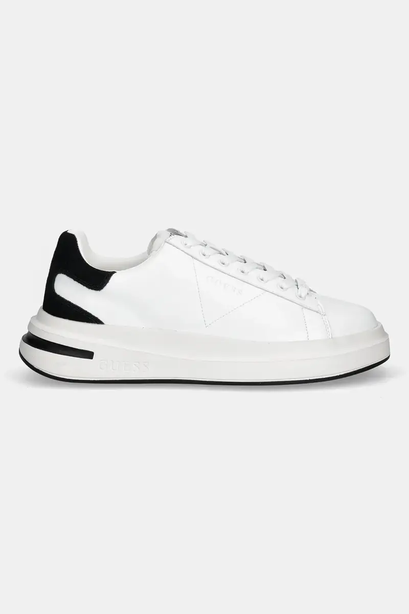 sneakers in pelle ELBA uomo colore bianco FMFLBA LEA12 miniatura 2