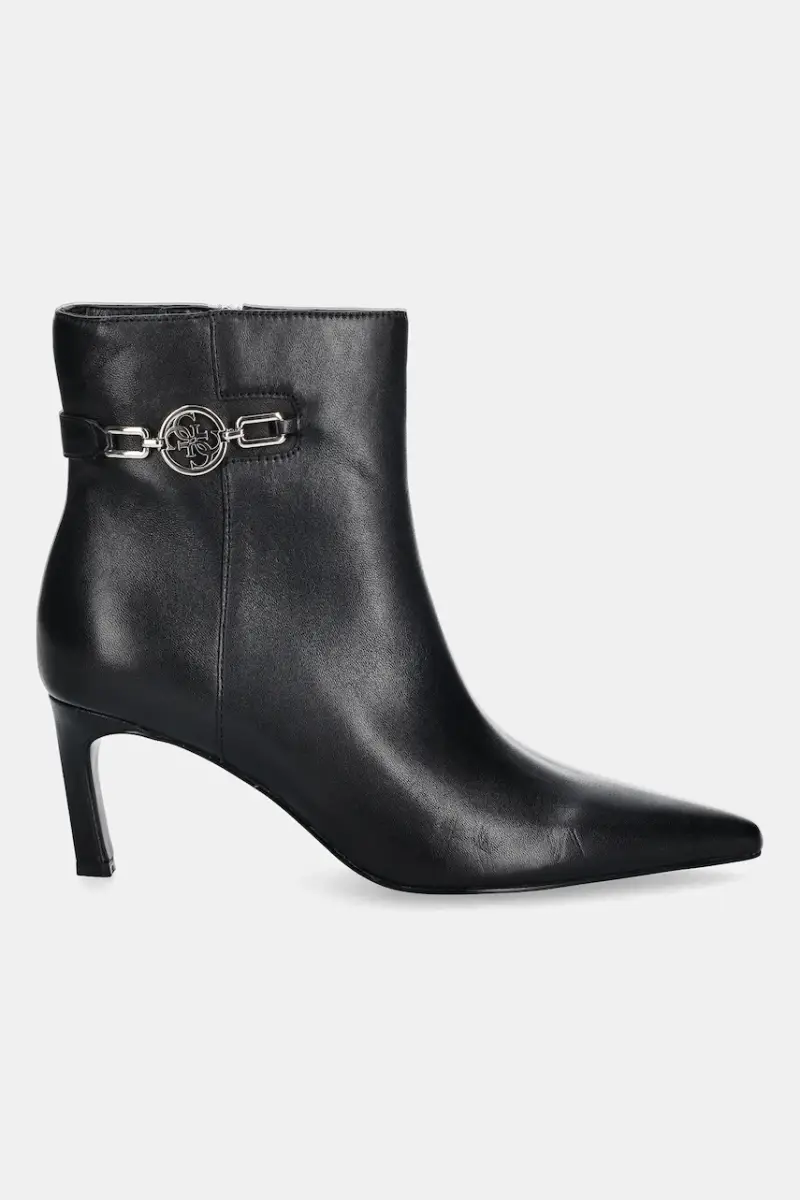 stivaletti alla caviglia in pelle PAISLIE donna colore nero FLFPAI LEA10 miniatura 2