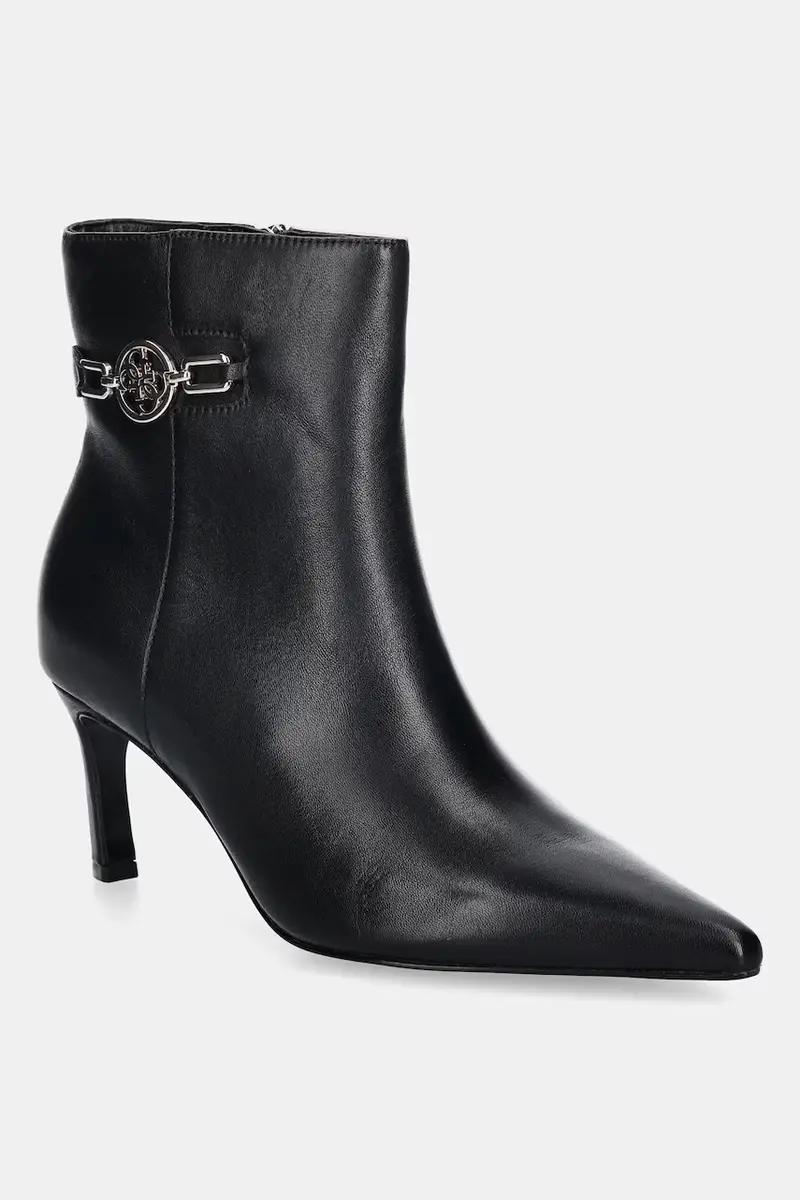 stivaletti alla caviglia in pelle PAISLIE donna colore nero FLFPAI LEA10